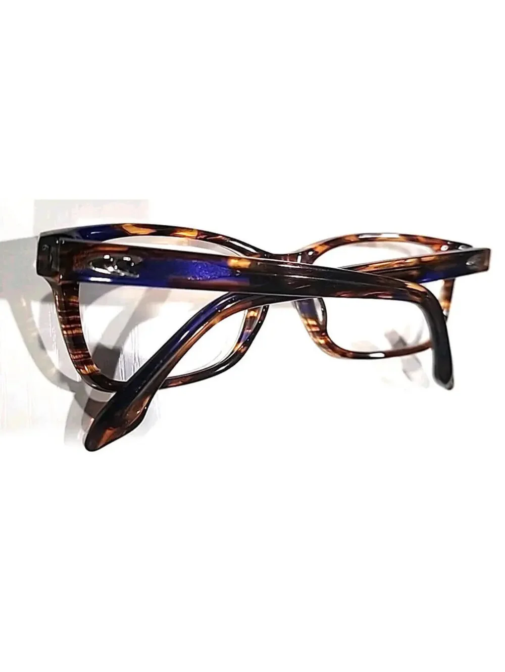 O'Neill Ono Due Brown Purple Rectangle Eyeglasses 51-17 135